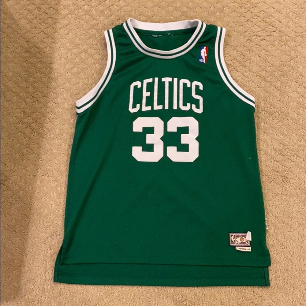 Authentic Youth Larry Bird Home Celtics Jersey